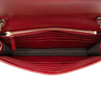 Gucci Grained Calfskin Interlocking G Chain Wallet
