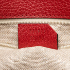 Gucci Grained Calfskin Interlocking G Medium Shoulder Bag (SHF-22410)