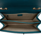 Gucci Grained Calfskin Interlocking G Medium Shoulder Bag