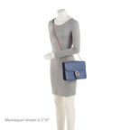 Gucci Grained Calfskin Interlocking G Medium Shoulder Bag (SHF-EgvU23)