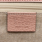 Gucci Grained Calfskin Interlocking G Medium Shoulder Bag