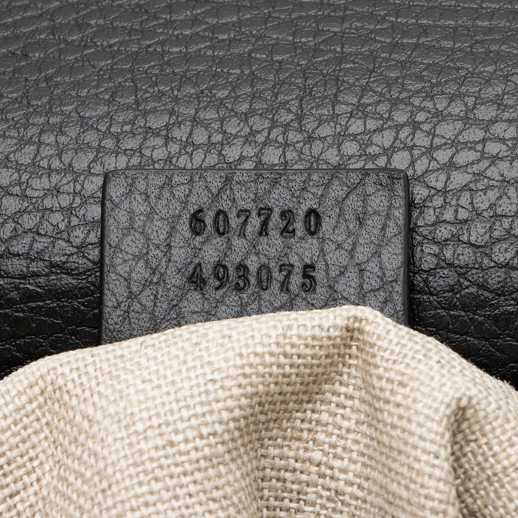 Gucci Grained Calfskin Interlocking G Small Crossbody Bag (SHF-lys74k)