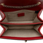 Gucci Grained Calfskin Interlocking G Small Shoulder Bag (SHF-0utu9Q)