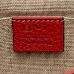 Gucci Grained Calfskin Interlocking G Small Shoulder Bag (SHF-0utu9Q)