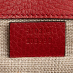 Gucci Grained Calfskin Interlocking G Small Shoulder Bag (SHF-8gS5ns)