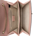 Gucci Grained Calfskin Interlocking G Small Shoulder Bag (SHF-eMNjXX)