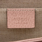 Gucci Grained Calfskin Interlocking G Small Shoulder Bag (SHF-eMNjXX)
