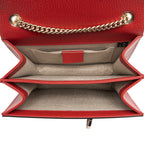 Gucci Grained Calfskin Interlocking G Small Shoulder Bag