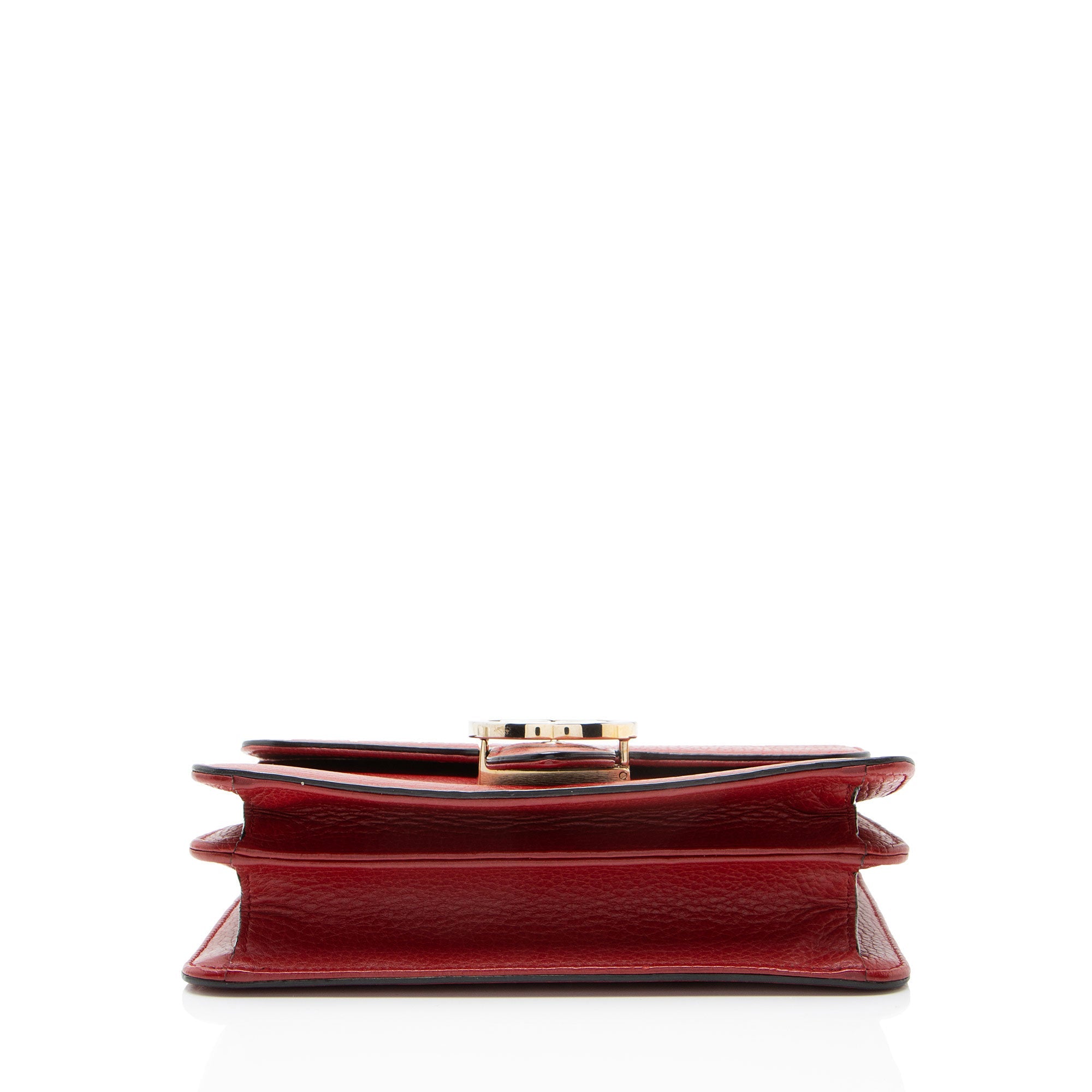 Gucci Grained Calfskin Interlocking G Small Shoulder Bag