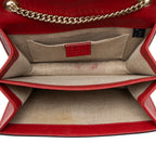 Gucci Grained Calfskin Interlocking G Small Shoulder Bag