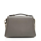 Gucci Leather Interlocking G Small Top Handle