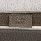 Gucci Leather Interlocking G Small Top Handle