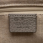 Gucci Leather Interlocking G Small Top Handle