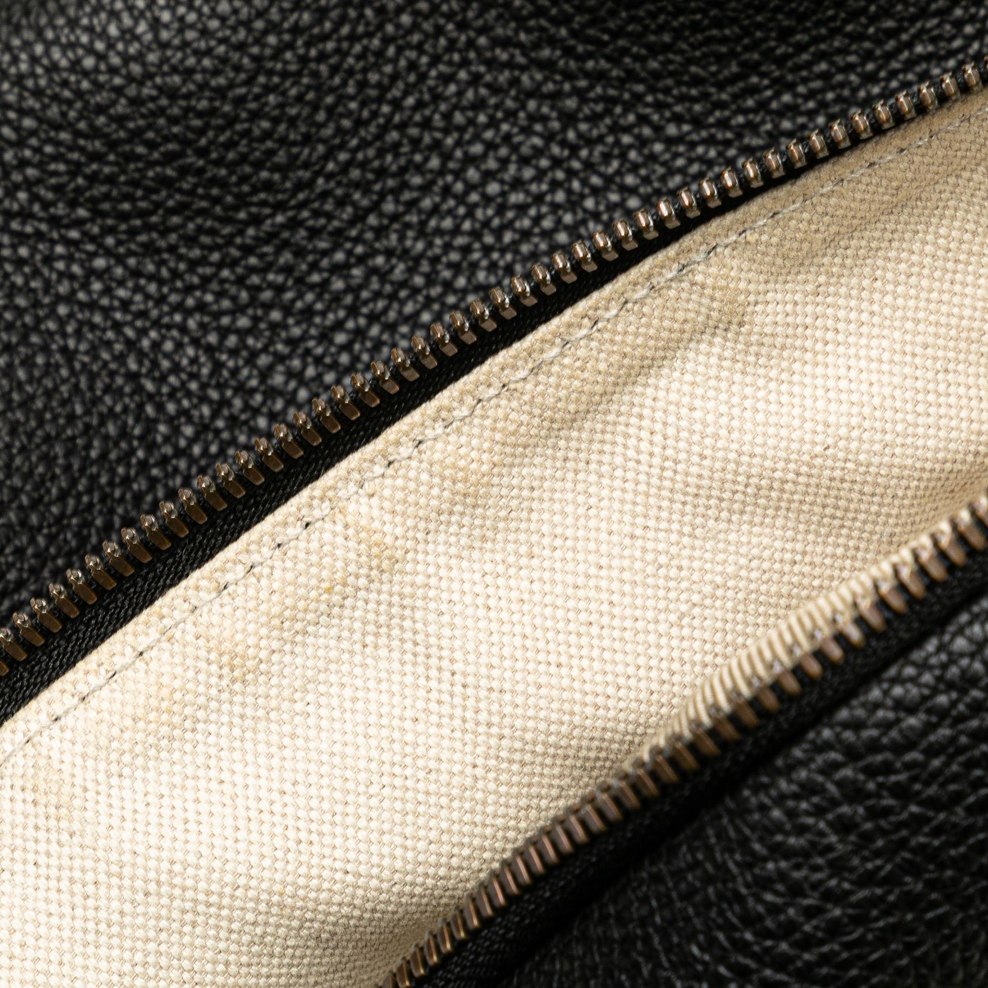 Gucci Grained Calfskin Logo Belt Bag