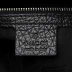 Gucci Grained Leather Bamboo Bar Medium Tote (SHF-19935)