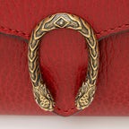Gucci Grained Leather Dionysus Card Case Chain Bag (SHF-22357)