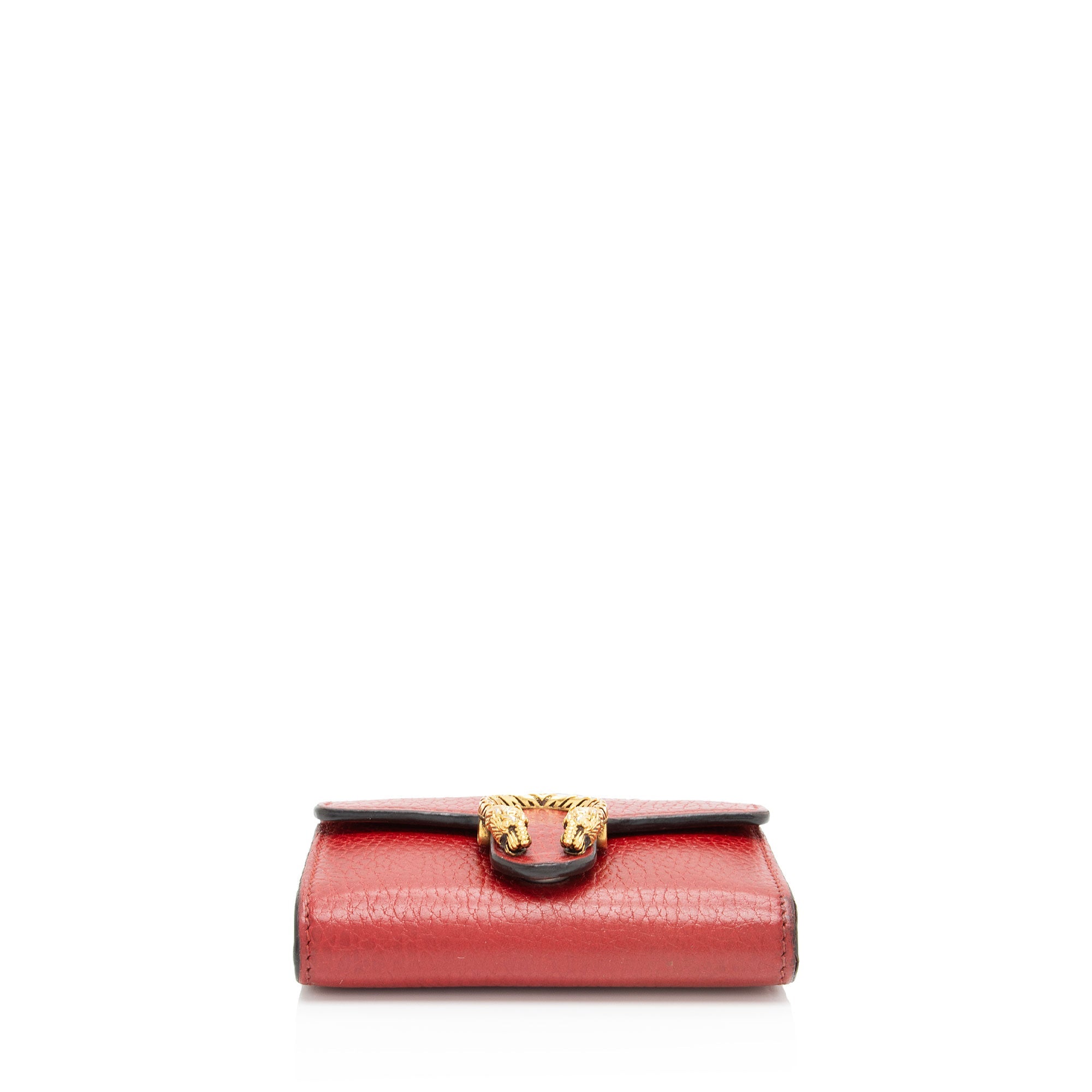Gucci Grained Leather Dionysus Card Case Chain Bag (SHF-l9jmCE)