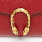 Gucci Grained Leather Dionysus Card Case Chain Bag (SHF-l9jmCE)