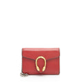 Gucci Grained Leather Dionysus Card Case Chain Bag (SHF-l9jmCE)