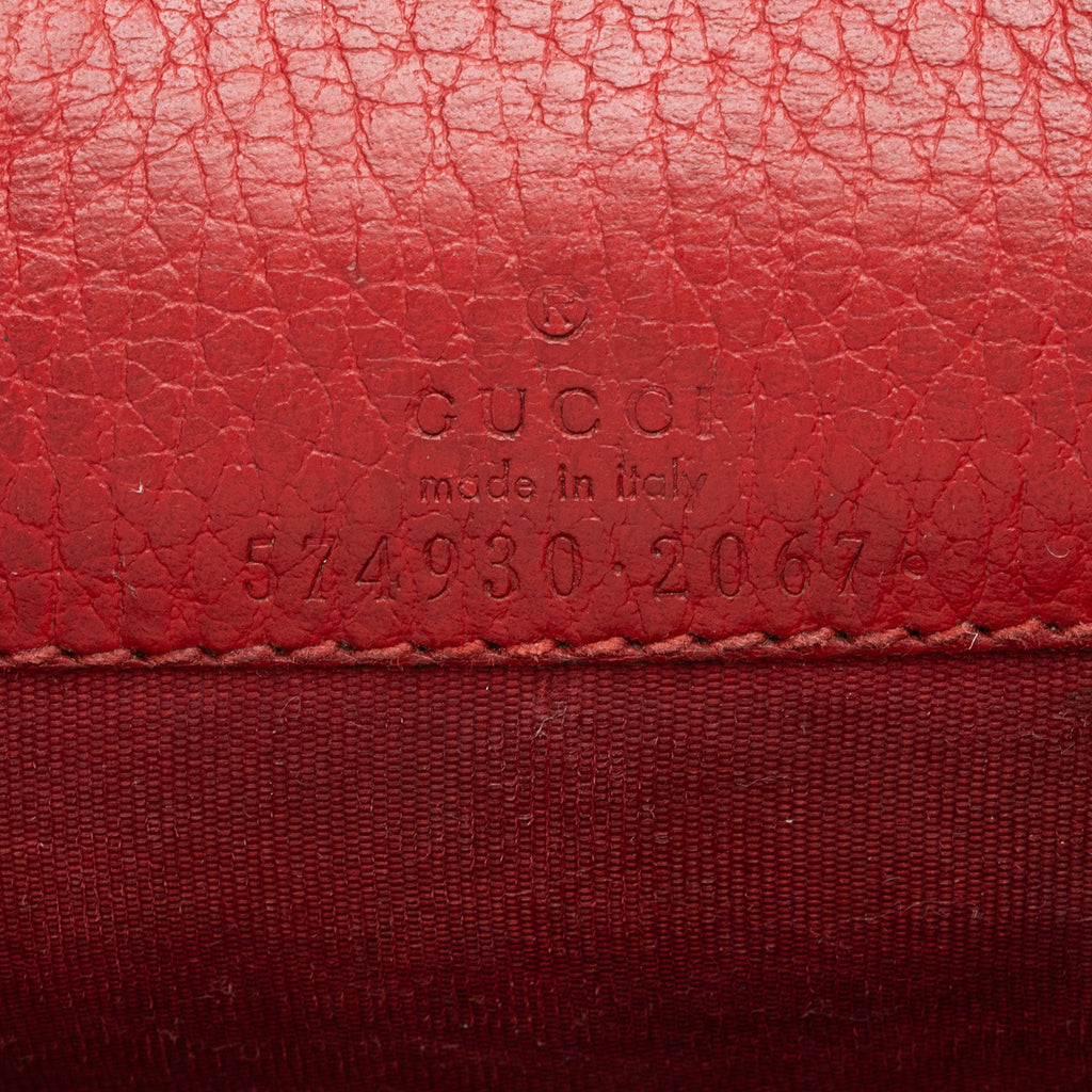 Gucci Grained Leather Dionysus Card Case Chain Bag (SHF-l9jmCE)