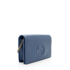 Gucci Grained Leather Soho Wallet on Chain Bag (SHF-6pAjFg)