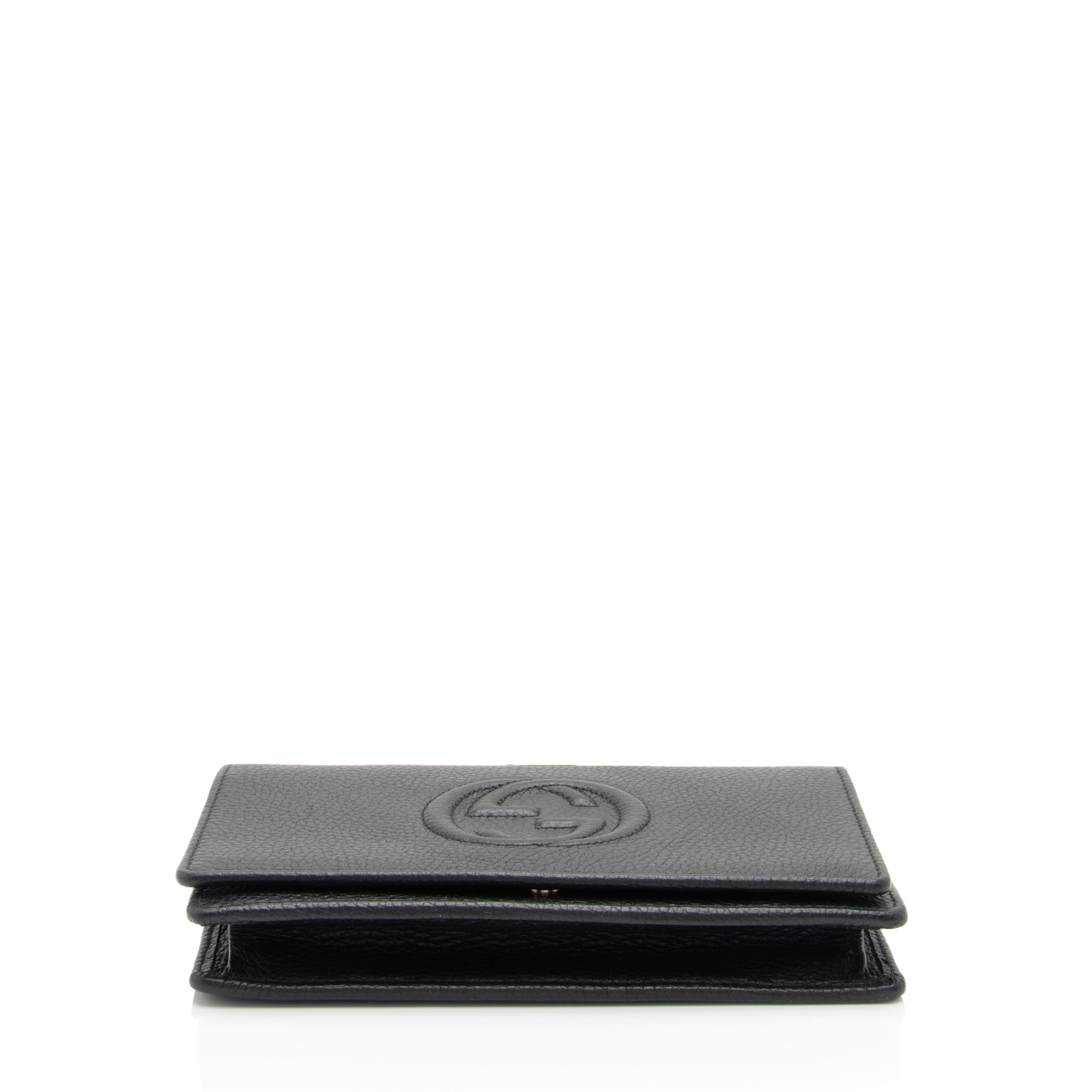 Gucci Grained Leather Soho Wallet on Chain Bag (SHF-y4vS3S)