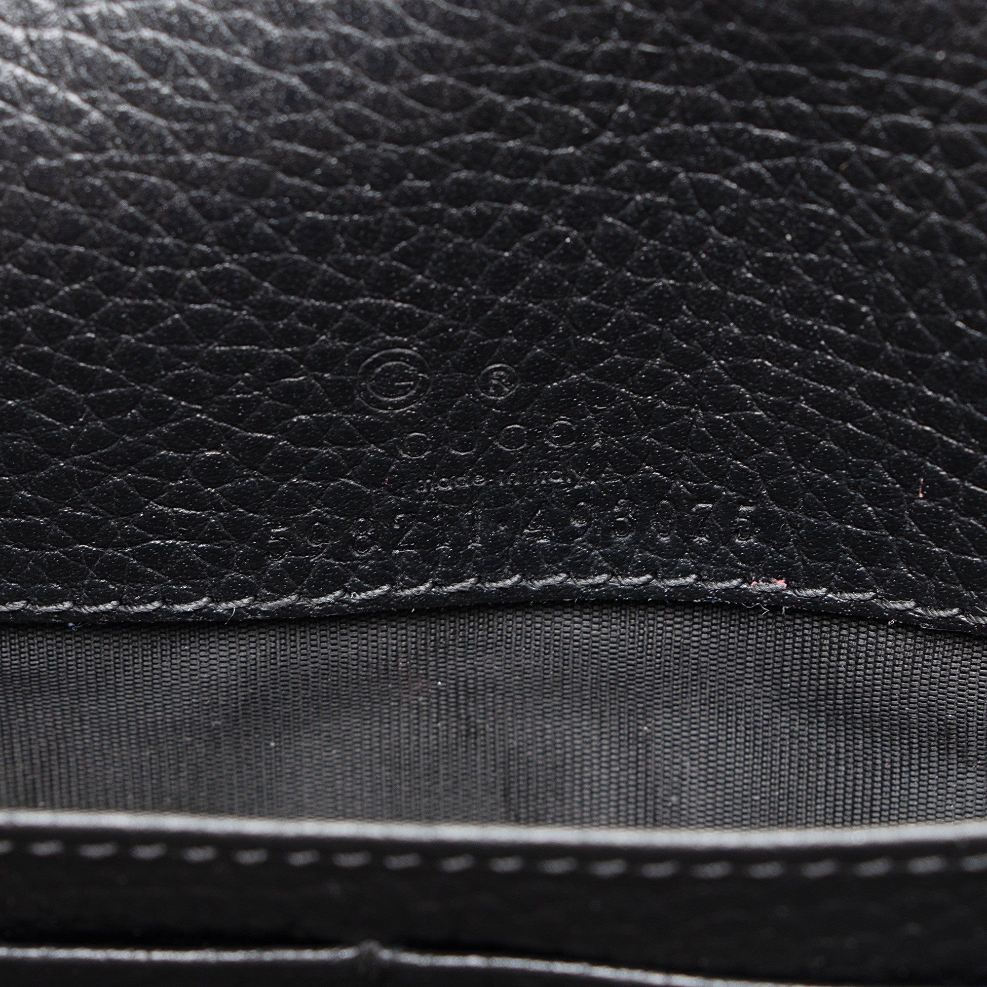 Gucci Grained Leather Soho Wallet on Chain Bag (SHF-y4vS3S)