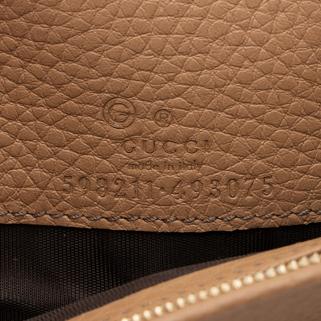 Gucci Grained Leather Soho Wallet on Chain Bag (SHF-I42ZOK)