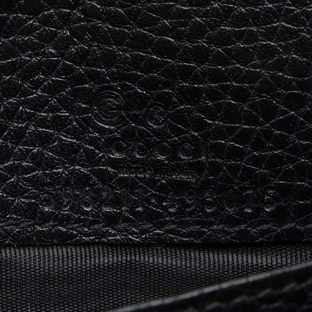 Gucci Grained Leather Soho Wallet on Chain