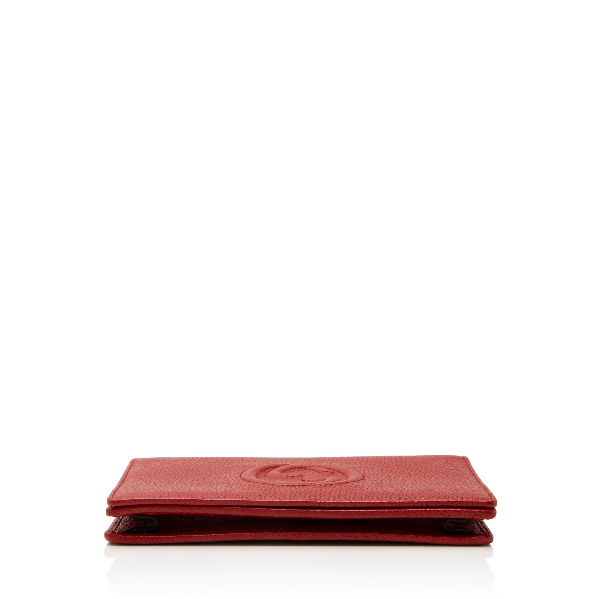 Gucci Grained Leather Soho Wallet on Chain