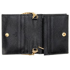 Gucci Grained Leather Zumi Card Case Chain Bag (SHF-19272)