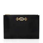 Gucci Grained Leather Zumi Pouch (SHF-18468)