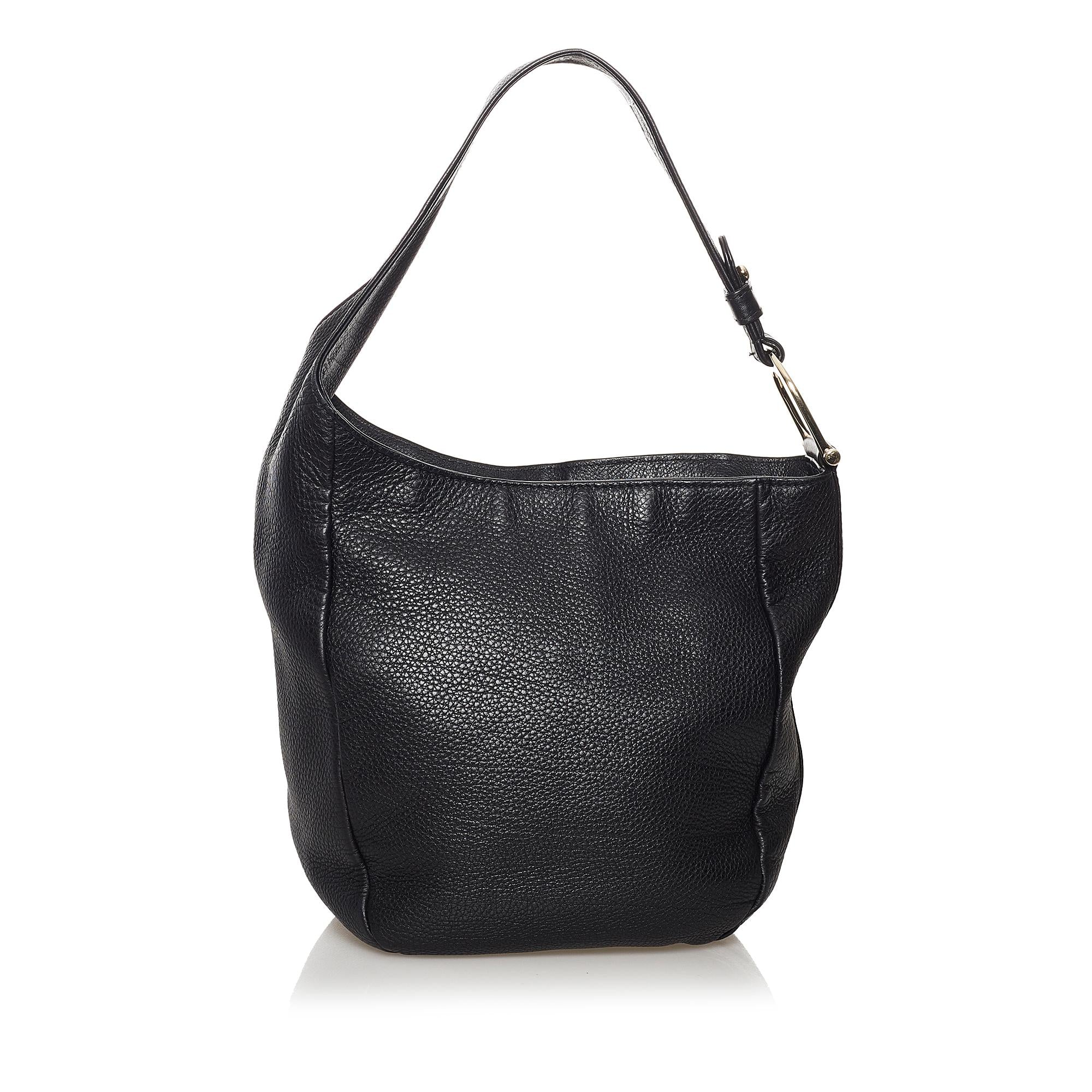 Gucci Greenwich Leather Shoulder Bag (SHG-31409)
