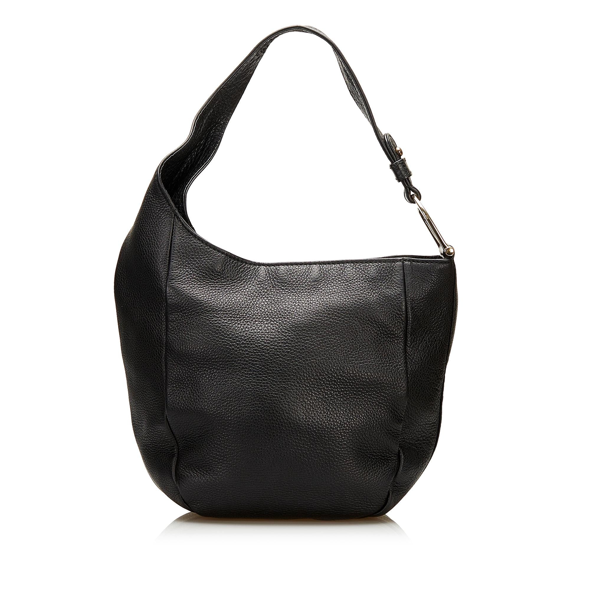 Gucci Greenwich Leather Shoulder Bag (SHG-35268)