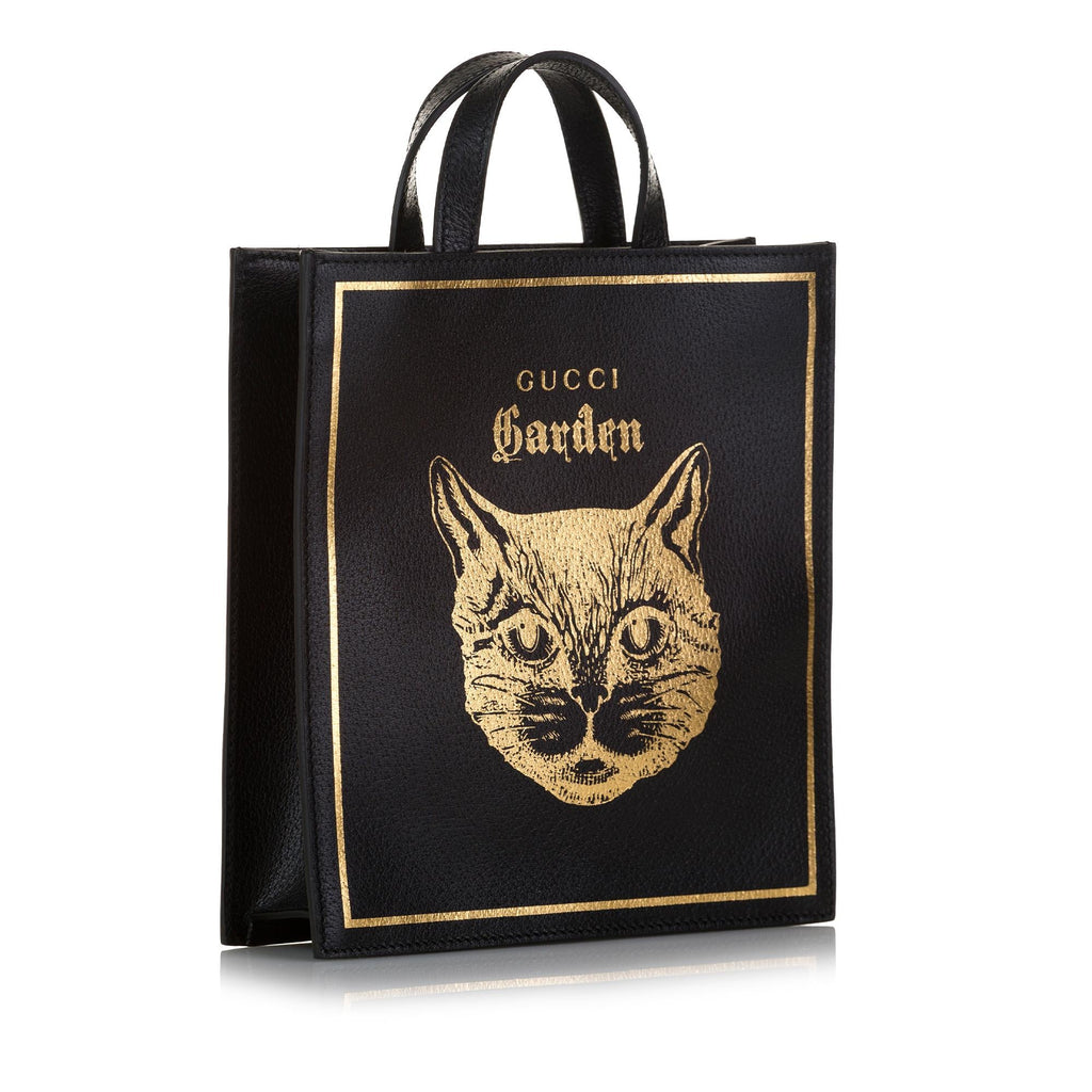 Gucci Gucci Garden Leather Tote (SHG-37328)