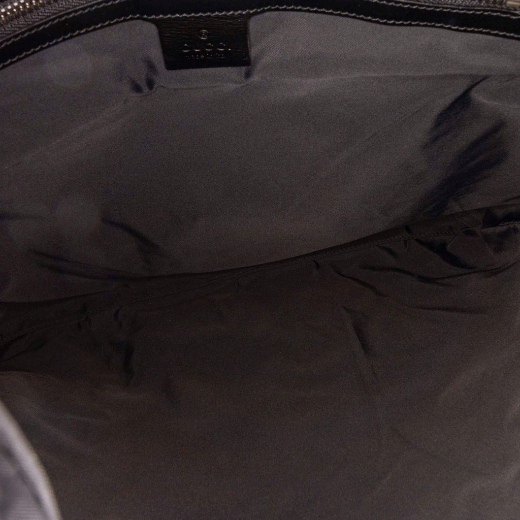 Gucci Gucci Ghost Drawstring Leather Backpack (SHG-22558)