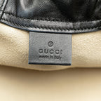 Gucci Gucci Logo Leather Backpack