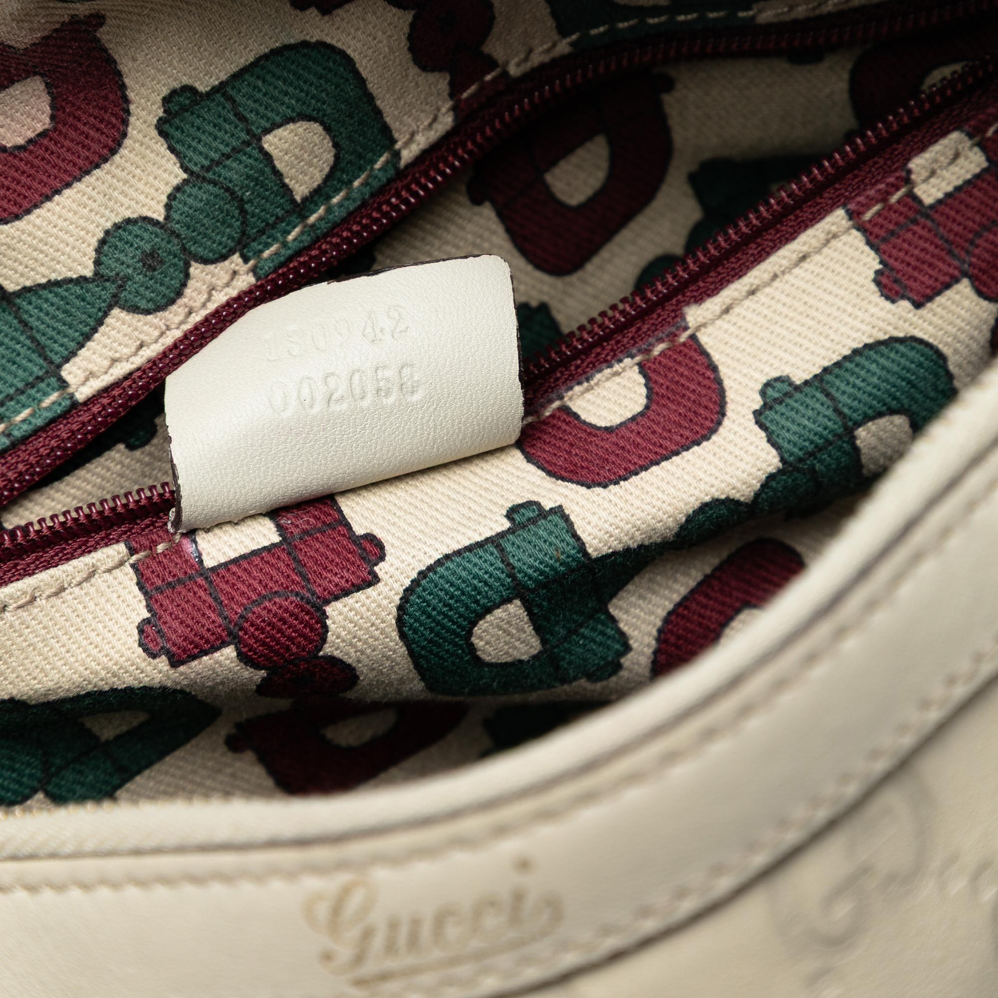 Gucci Guccissima Abbey D Ring Boston Bag
