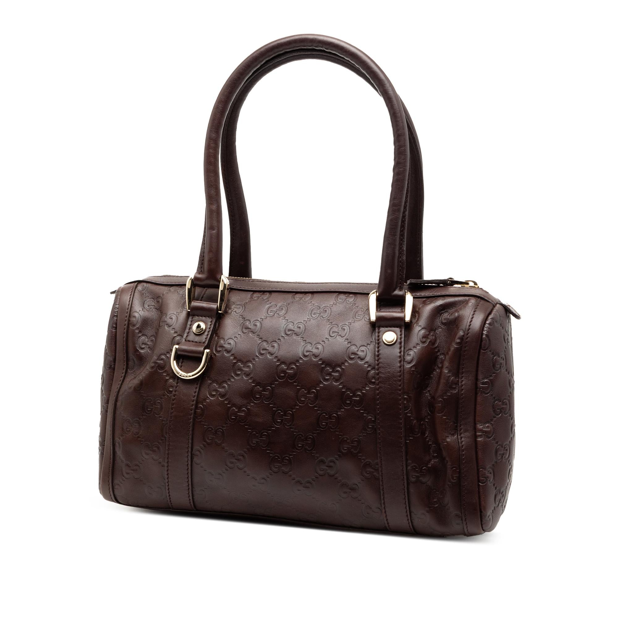 Gucci Guccissima Abbey D Ring Boston Bag