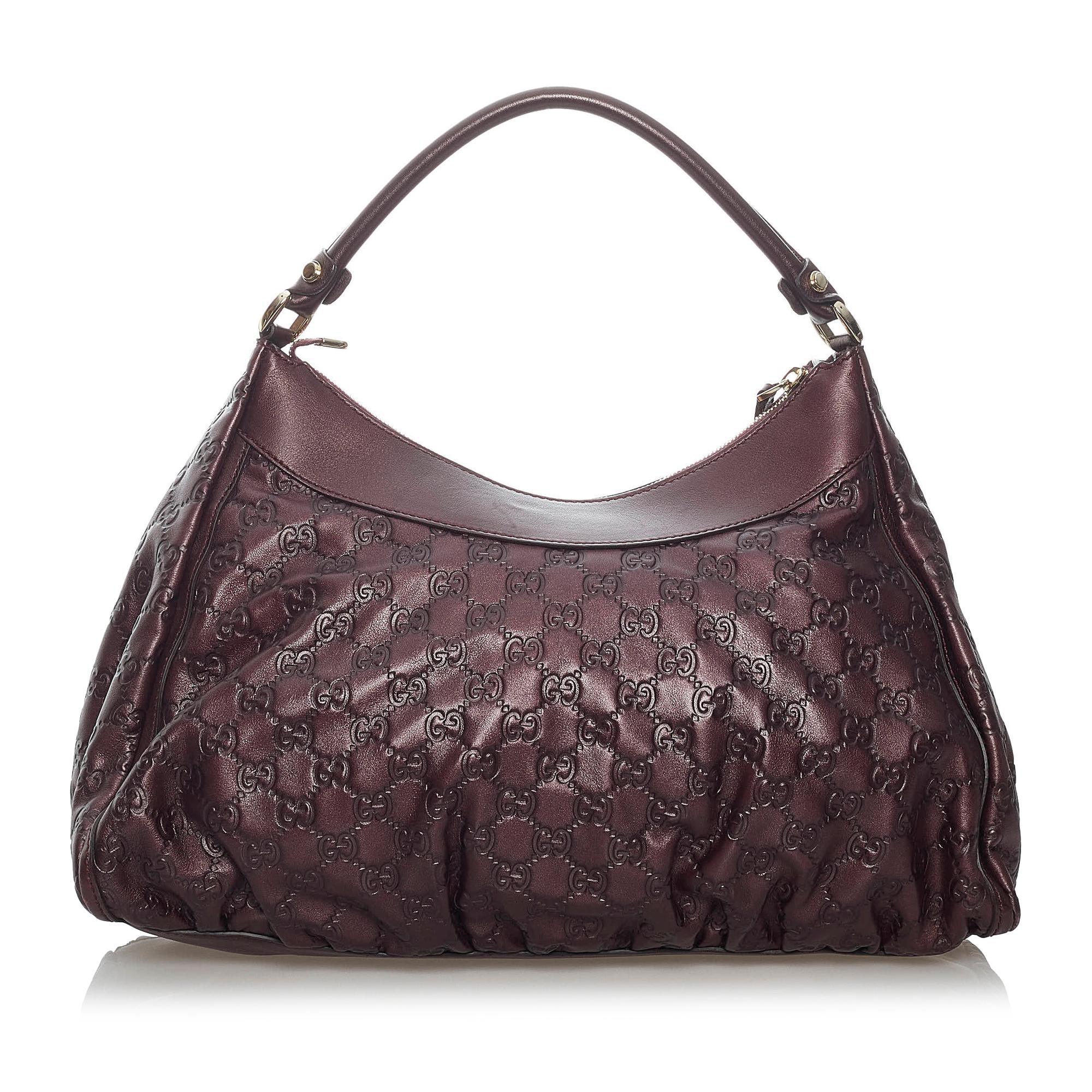 Gucci Guccissima Abbey D-Ring Shoulder Bag (SHG-29816)