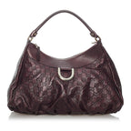 Gucci Guccissima Abbey D-Ring Shoulder Bag (SHG-29816)