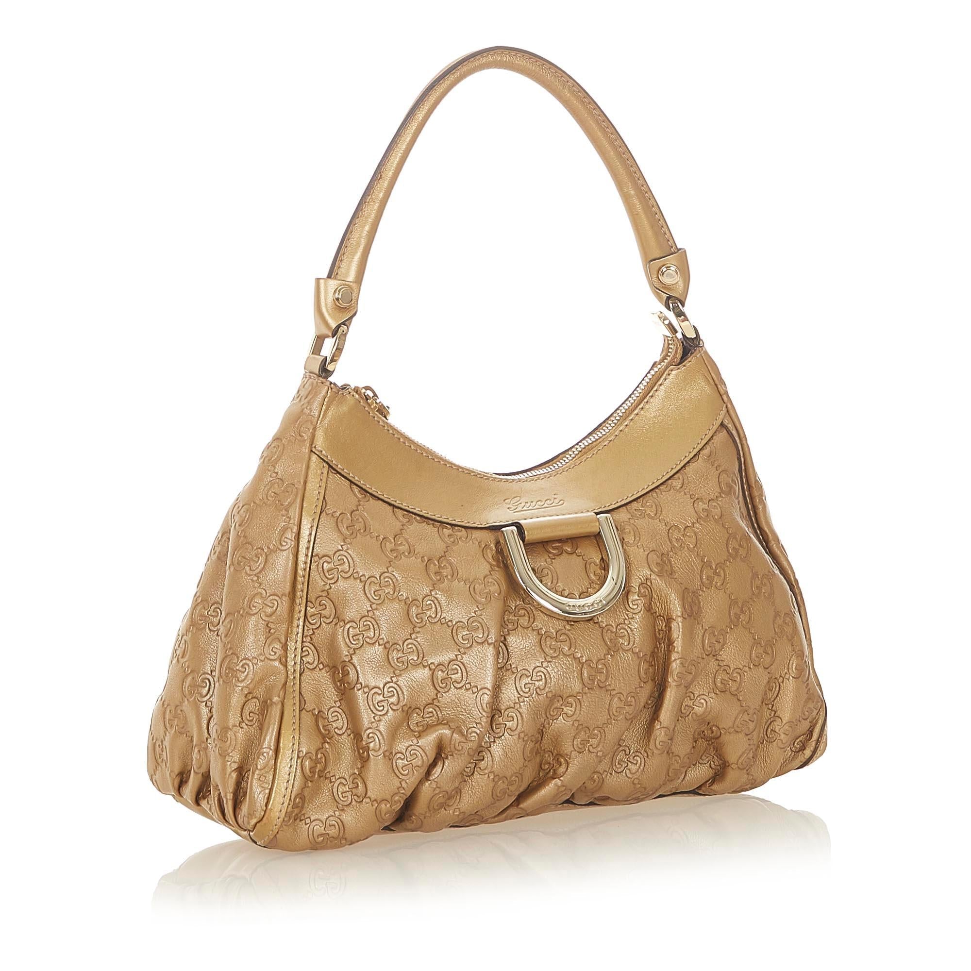 Gucci Guccissima Abbey D-Ring Shoulder Bag (SHG-31659)