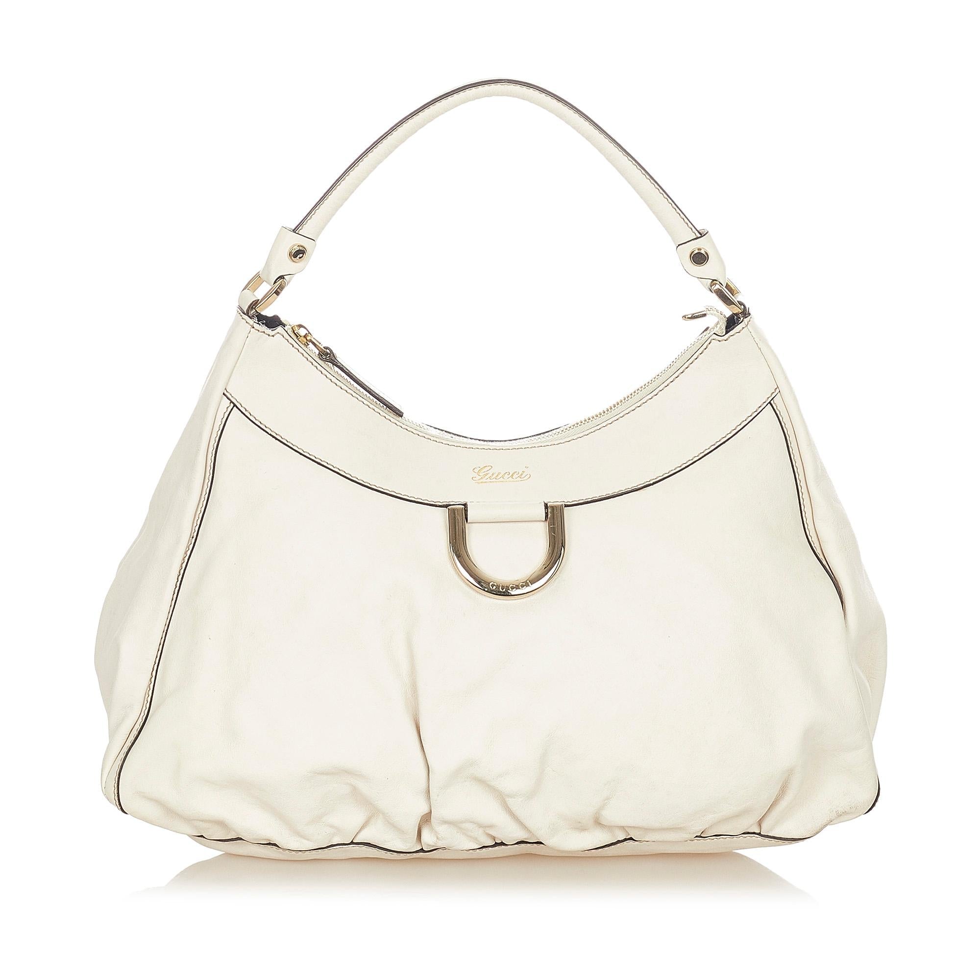 Gucci Guccissima Abbey D-Ring Shoulder Bag (SHG-31977)