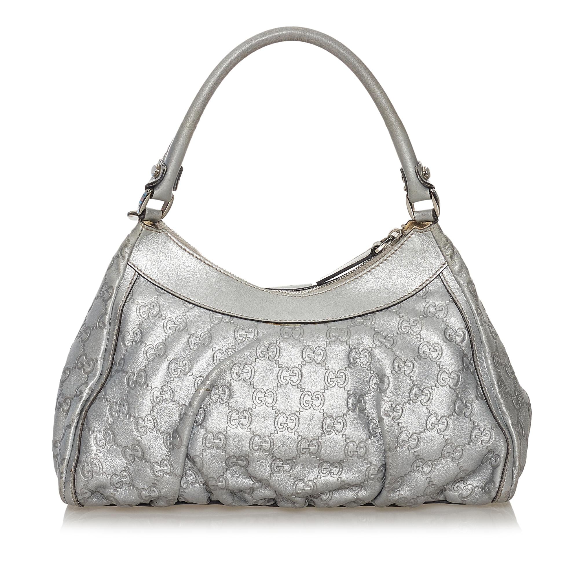 Gucci Guccissima Abbey D-Ring Shoulder Bag (SHG-33467)