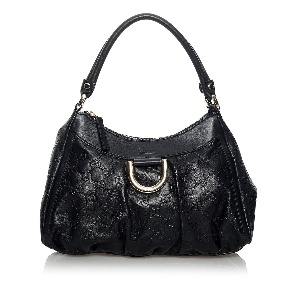 Gucci Guccissima Abbey D-Ring Shoulder Bag (SHG-33707)