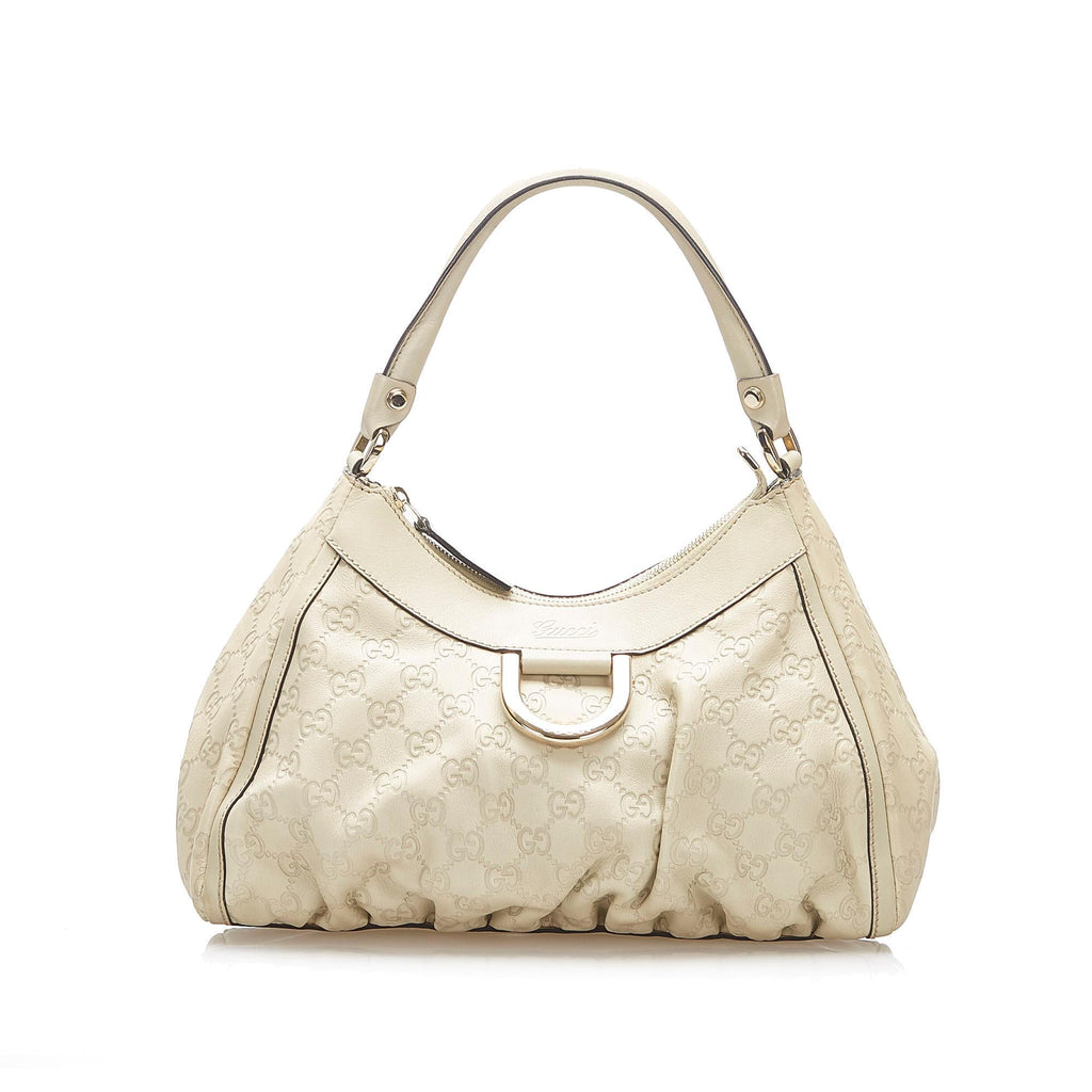Gucci Guccissima Abbey D-Ring Shoulder Bag (SHG-34069)