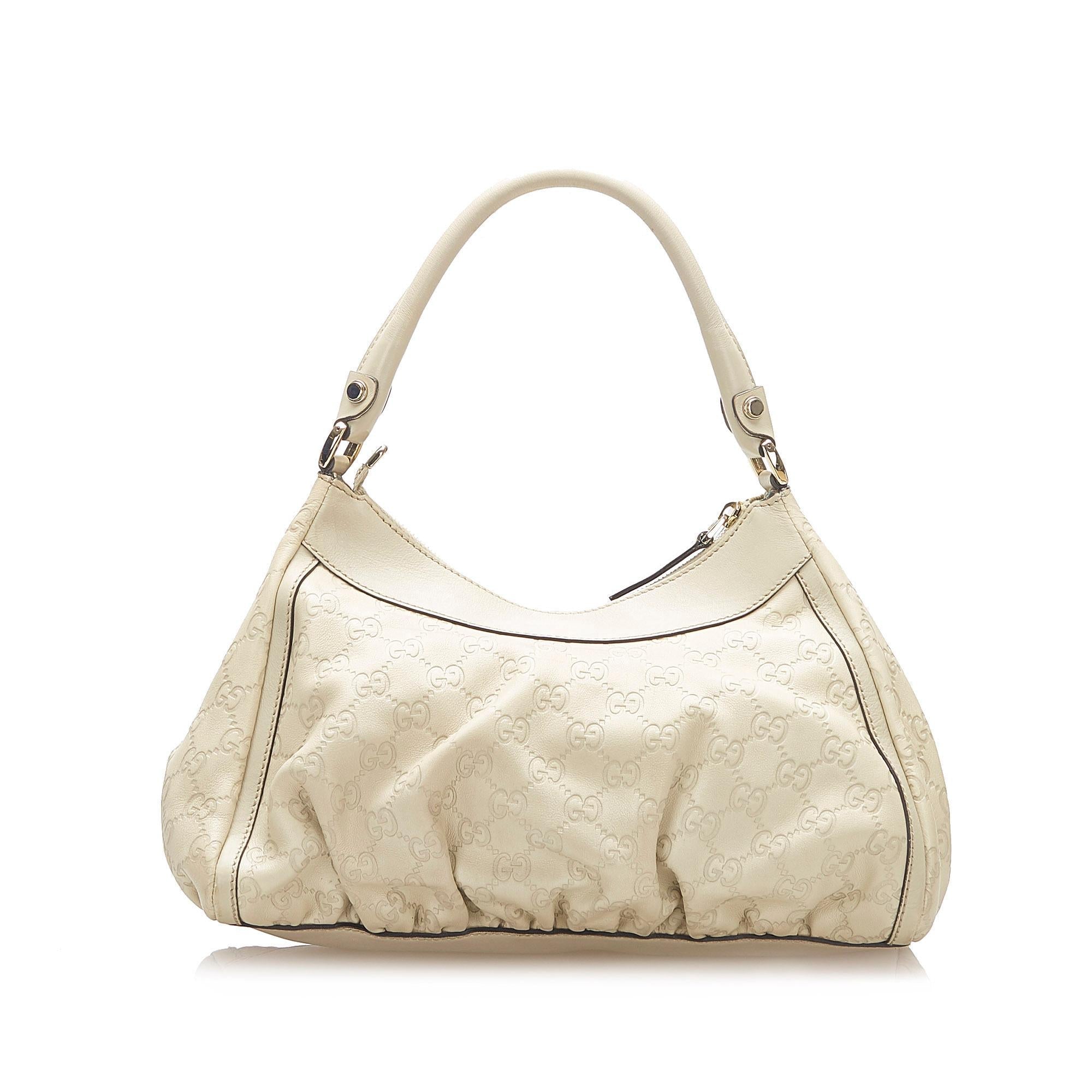 Gucci Guccissima Abbey D-Ring Shoulder Bag (SHG-34069)