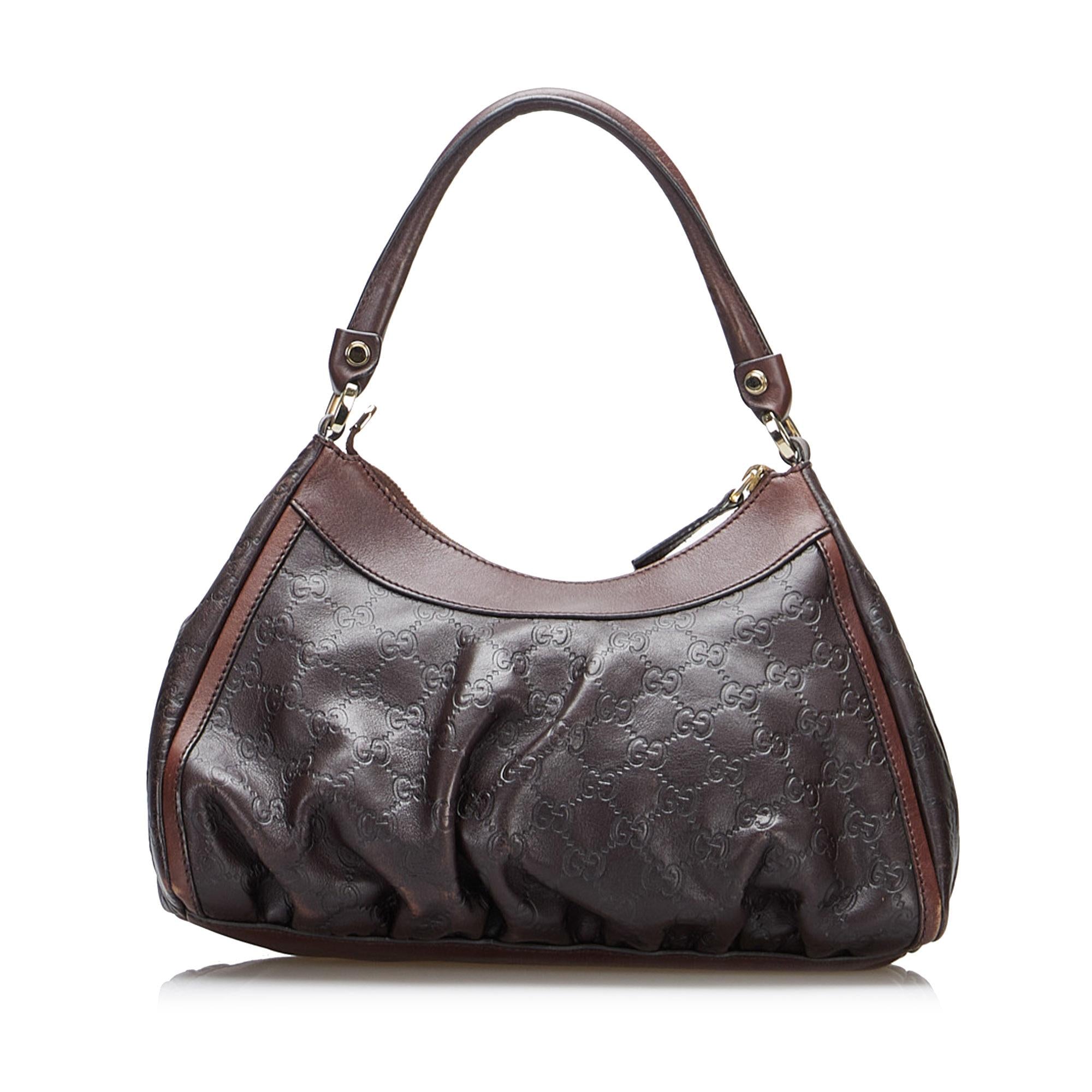 Gucci Guccissima Abbey D-Ring Shoulder Bag (SHG-4Wl8wB)