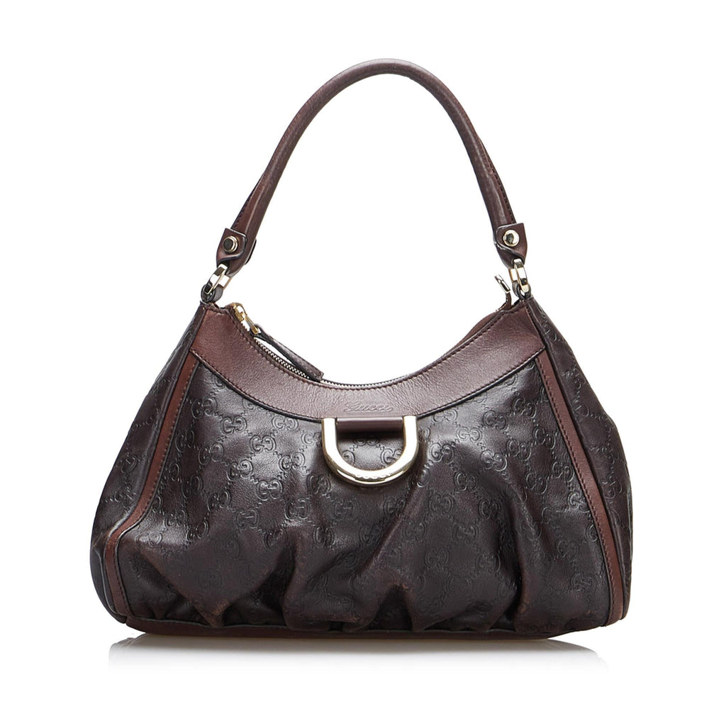 Gucci Guccissima Abbey D-Ring Shoulder Bag (SHG-4Wl8wB)