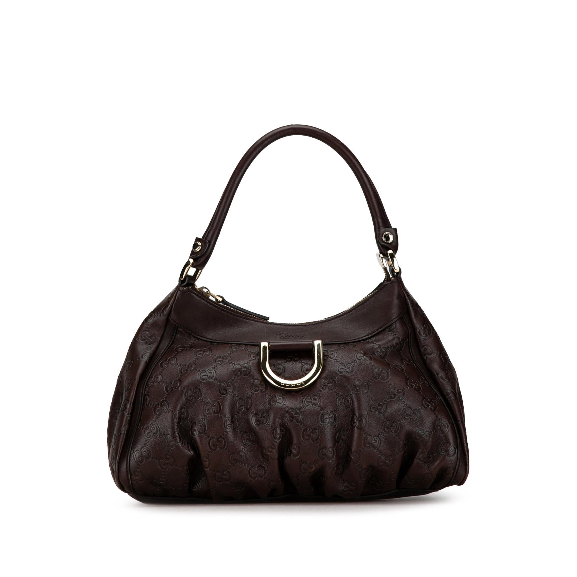 Gucci Guccissima Abbey D-Ring Shoulder Bag (SHG-2XYgSP)